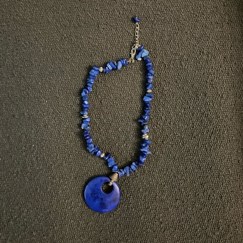 (Sue) B1G1 Blue Necklace